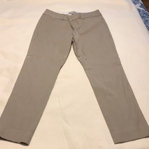 Banana Republic Jackson Fit ankle pants in dark beige